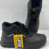 Chaussures de Sécurité Montantes LETOS – Cuir Noir Haute Résistance – Protection BTP & Industrie